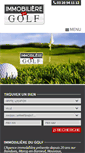 Mobile Screenshot of immobilieredugolf.com